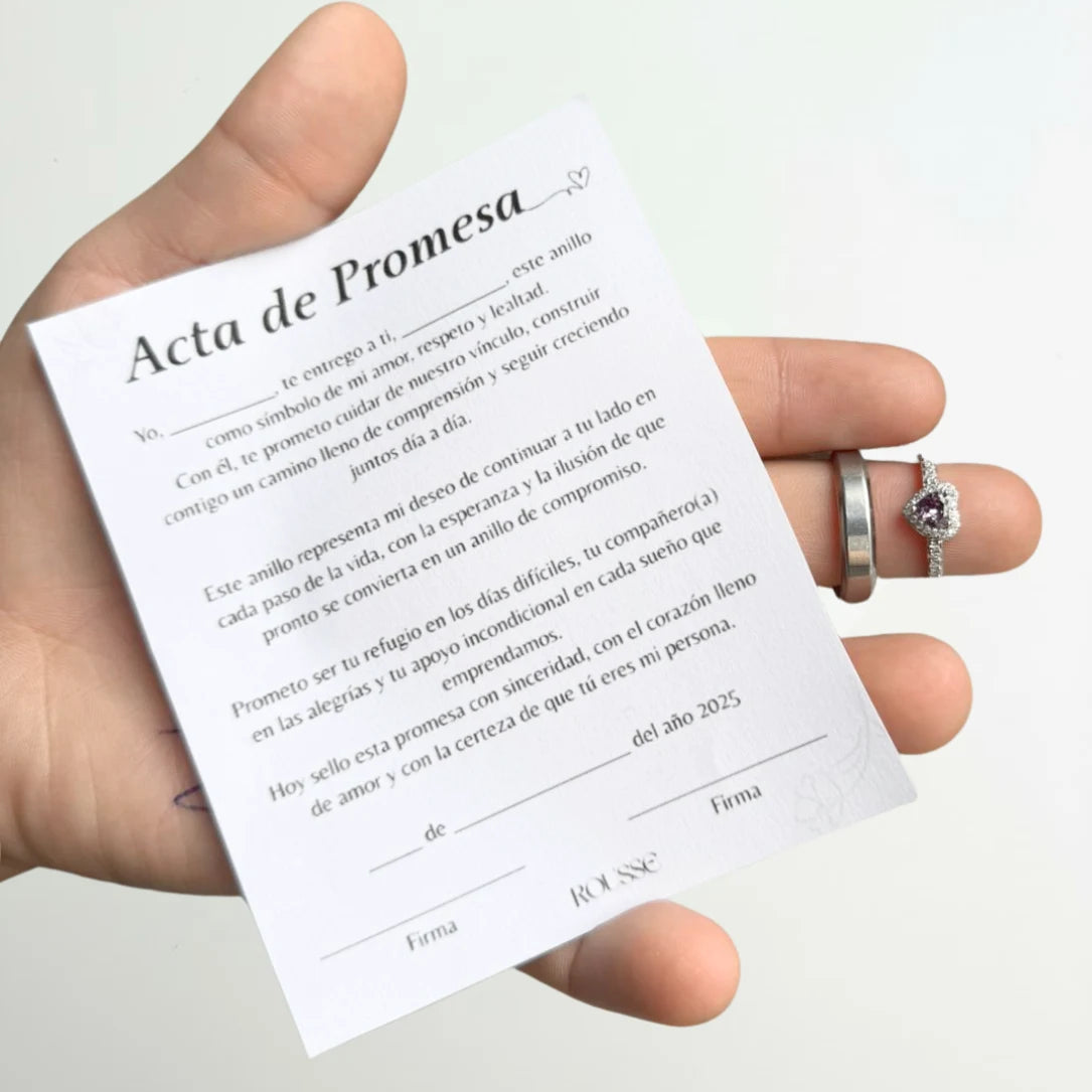 Box Anillos de Promesa Pandora - Premium + ¡Osito que respira GRATIS!