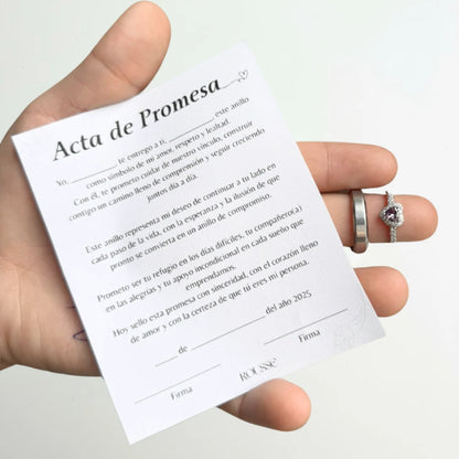 Box Anillos de Promesa Pandora - Premium + ¡Osito que respira GRATIS!